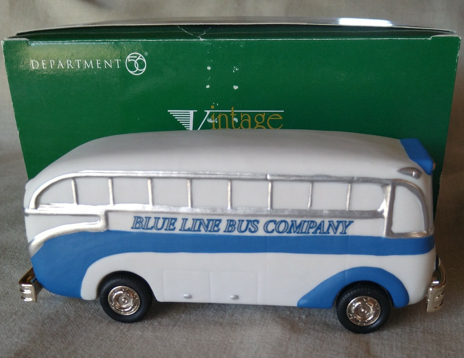 Blue Line Bus #59411 Department 56 Christmas In The City – BUYER GUARANTEE