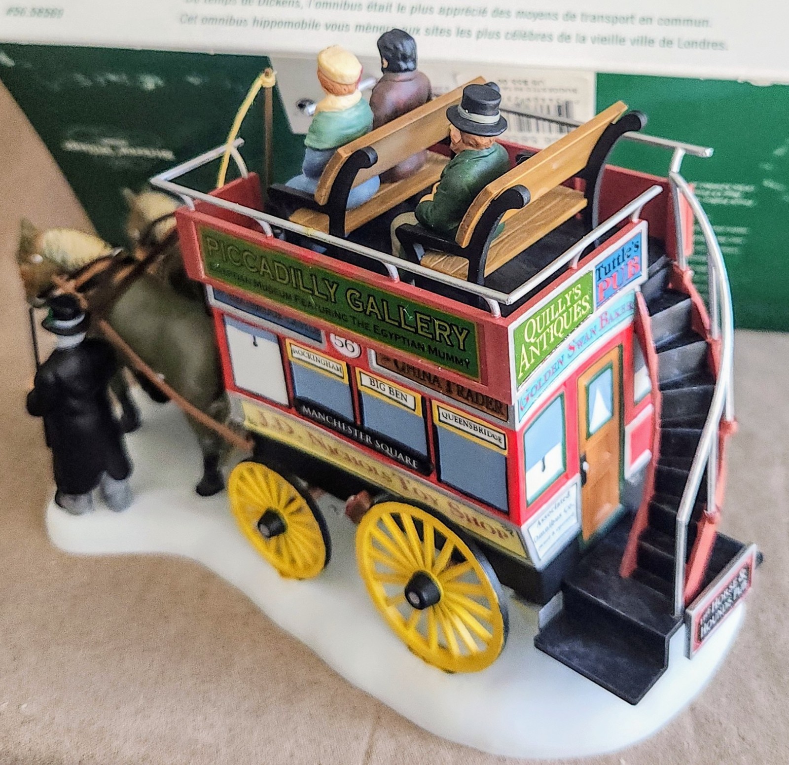 Omnibus #58569 Department 56 Dickens Village -BUYER GUARANTEE