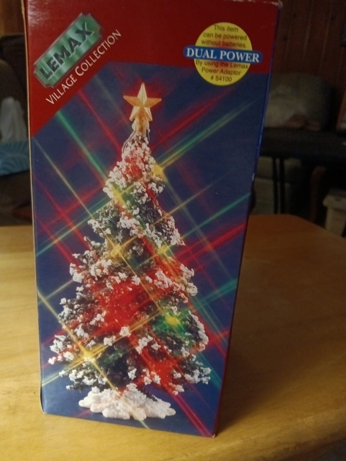 Lemax 1997 6″ Multicolor Lighted W/ Fade In Fade Out Tree Top Christmas