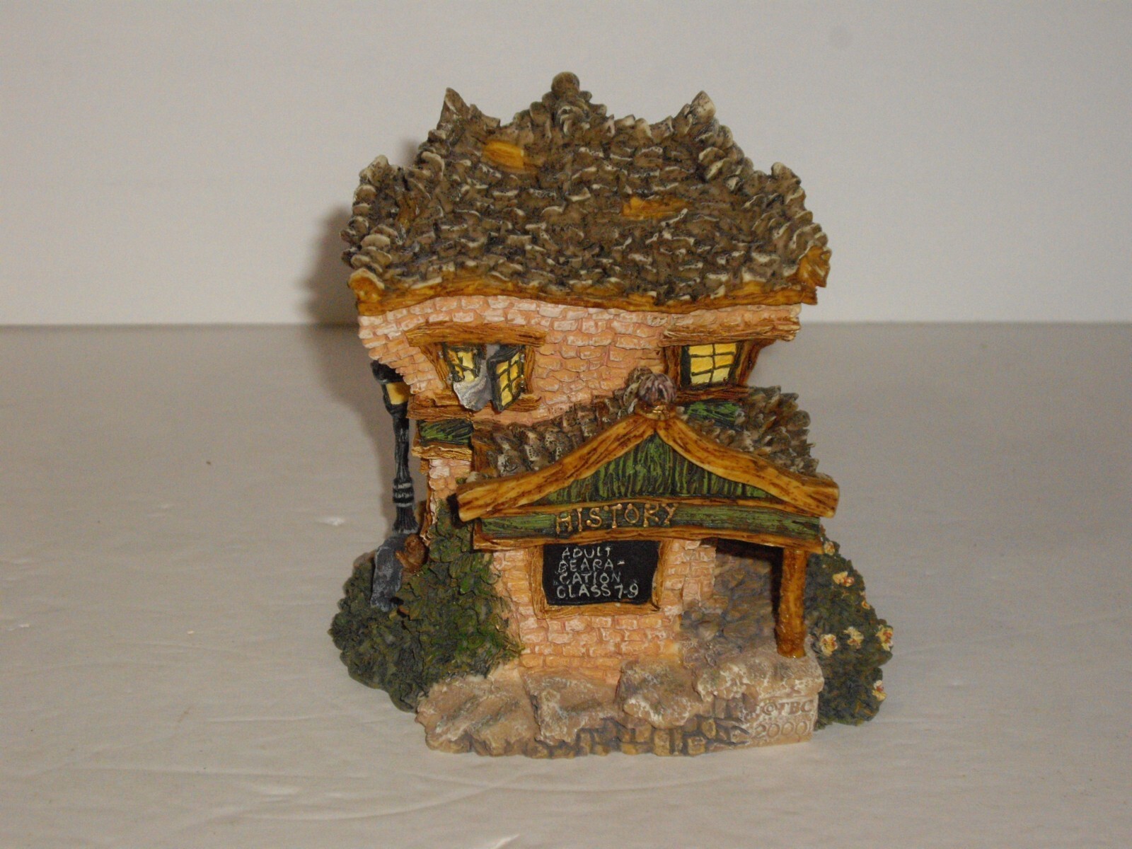 2000 Boyds Town Bearly Built Villages Public Library First Edition box