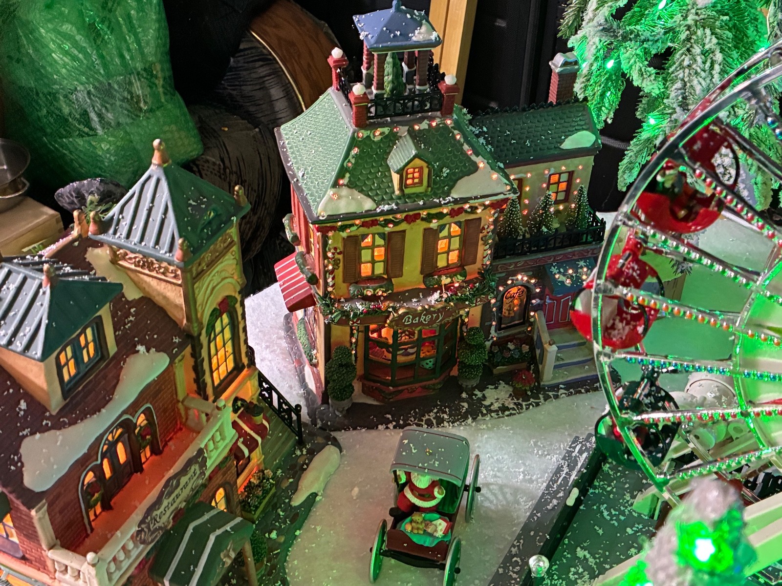 CHRISTMAS VILLAGE OWN CREATED IT