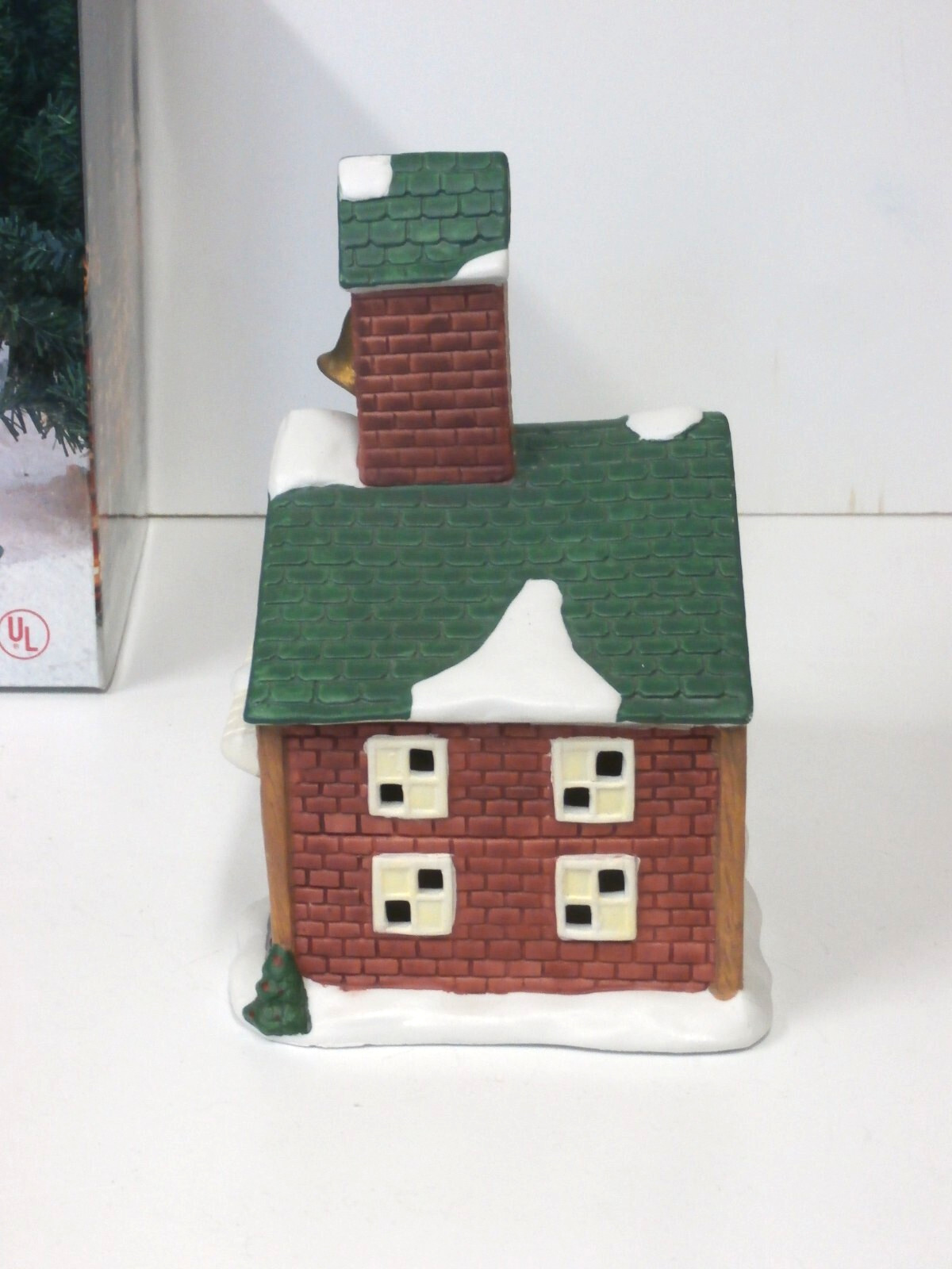 Vtg. Dickens Keepsake Lighted House School Porcelain 1993