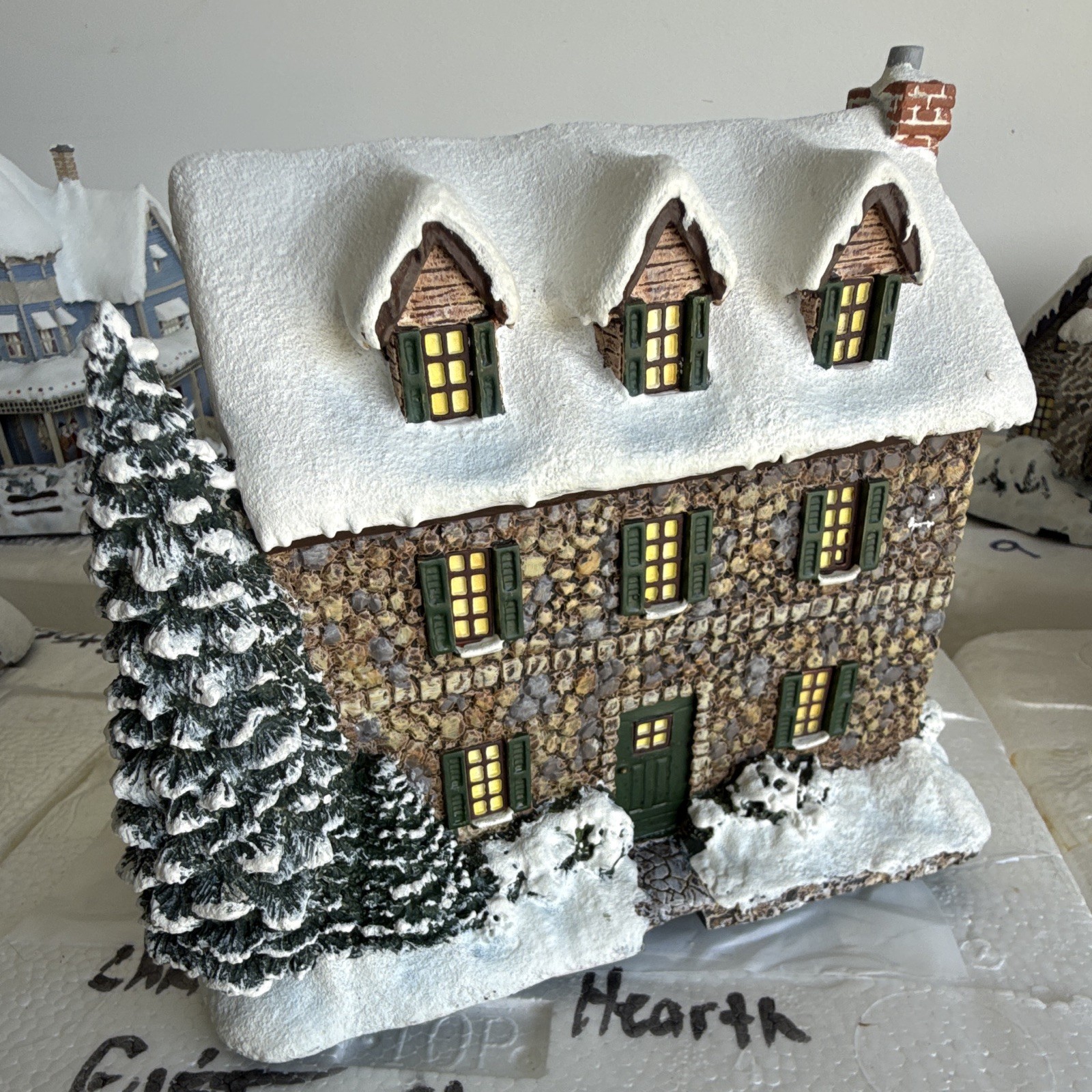 Hawthorne Village Thomas Kinkade Illuminated Signed Christmas Village House