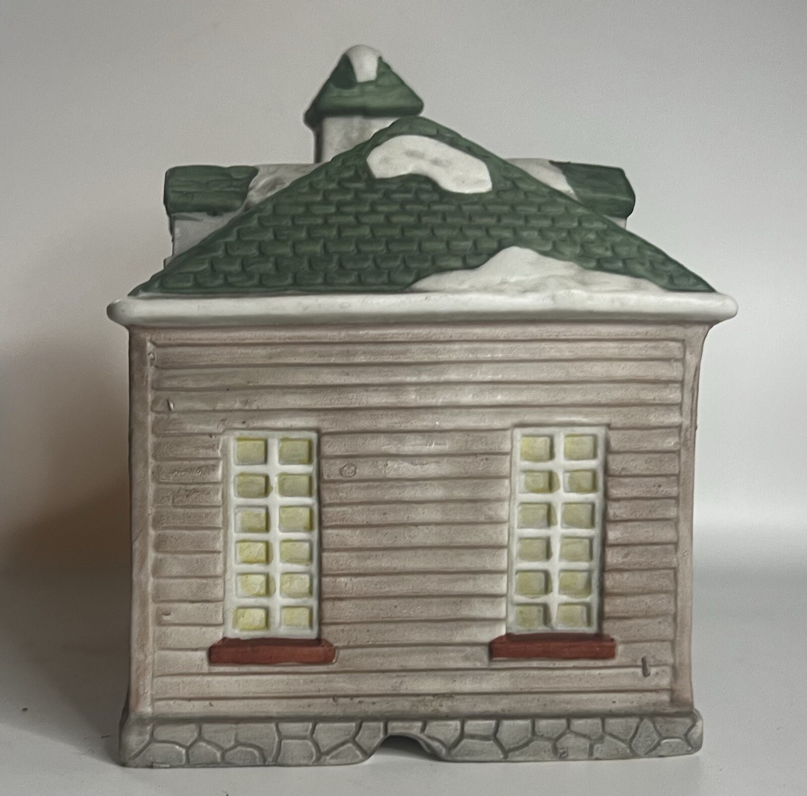 Vintage Christmas Village School