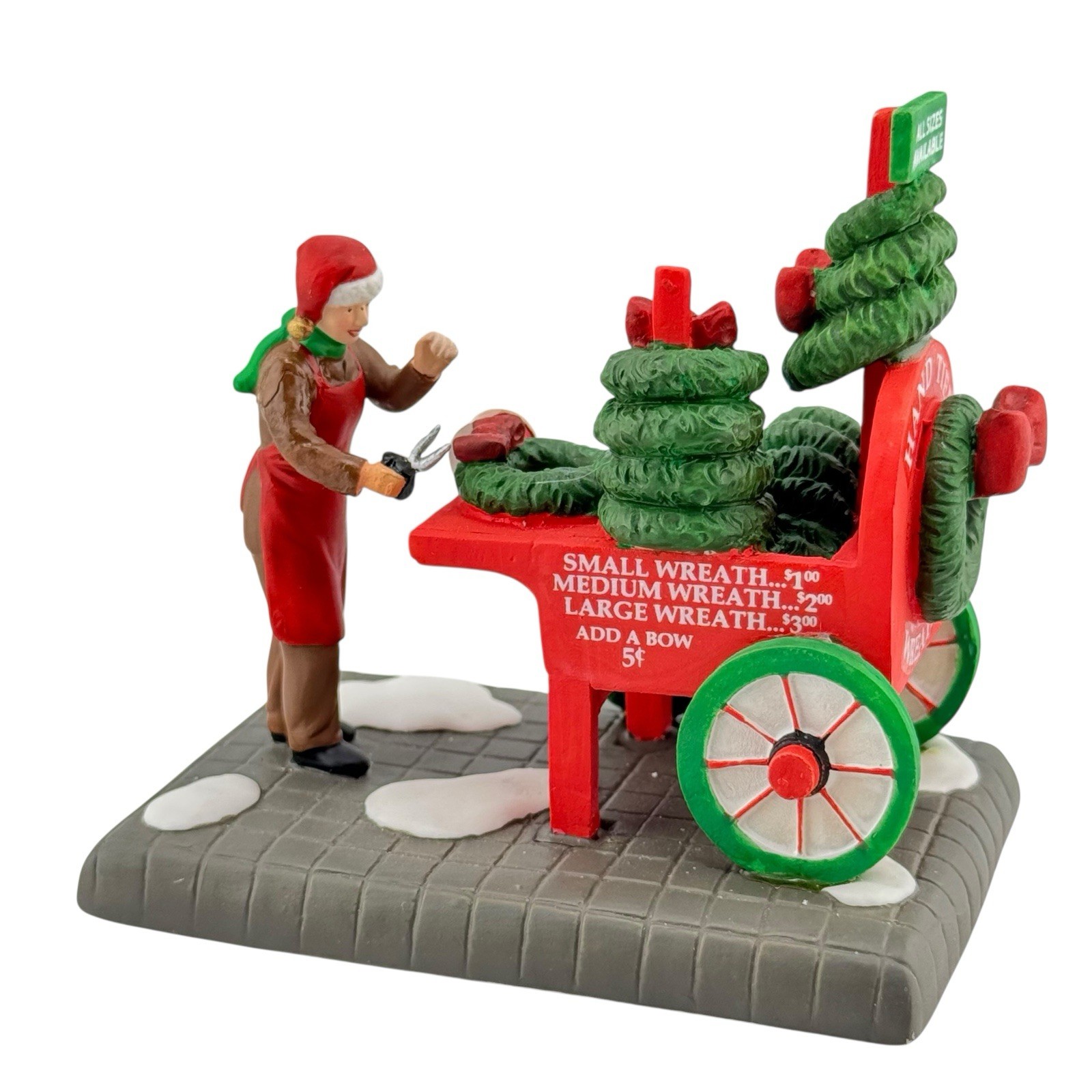 Department 56 City Wreath Seller 4020944 Christmas In The City