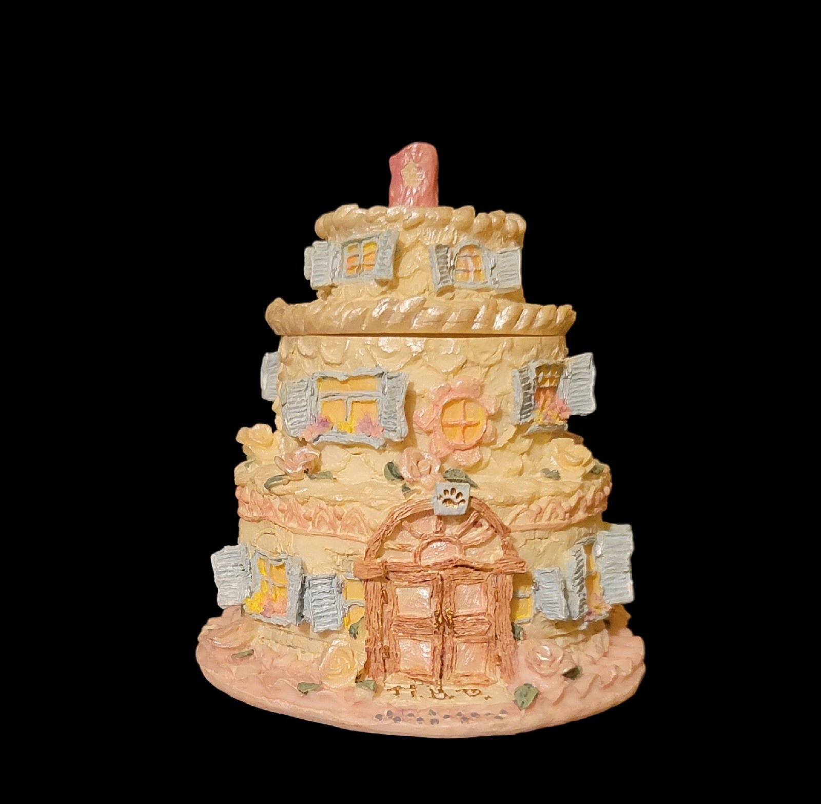 Boyds Bear Route 33 1/3 Villages Baileys Frosted Cottage Figurine Village 19900
