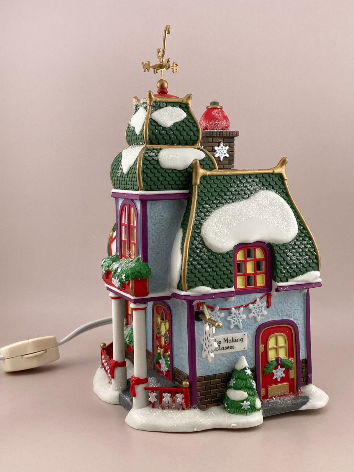 Dept 56 Santa’s Paper Snowflake Studio 56.56956 North Pole Special Edition