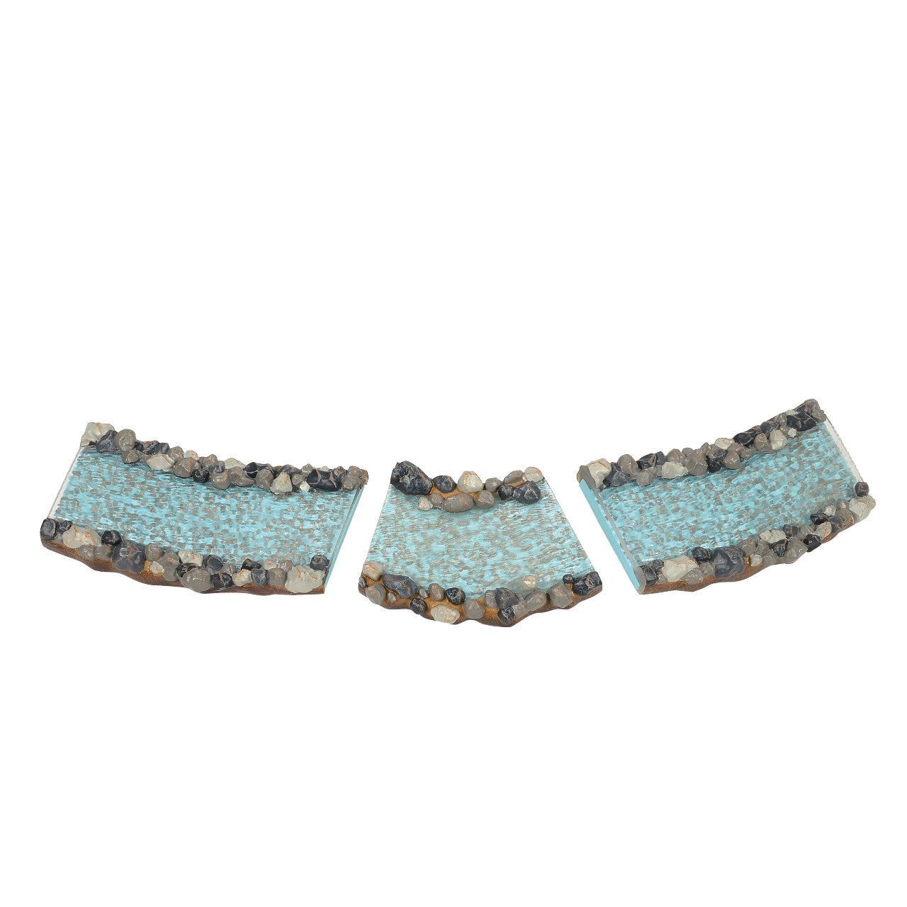 Department 56 Cross Product Village Accessory Babbling Brook Set of 3 6014556