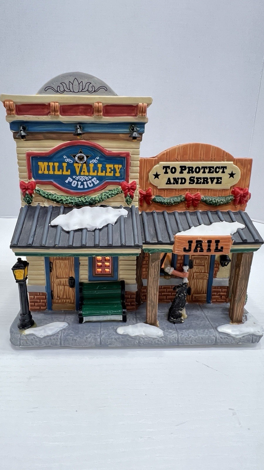 Lemax Holidays & Seasons “ Mill Valley Police Station” Extremely RARE Brand NEW