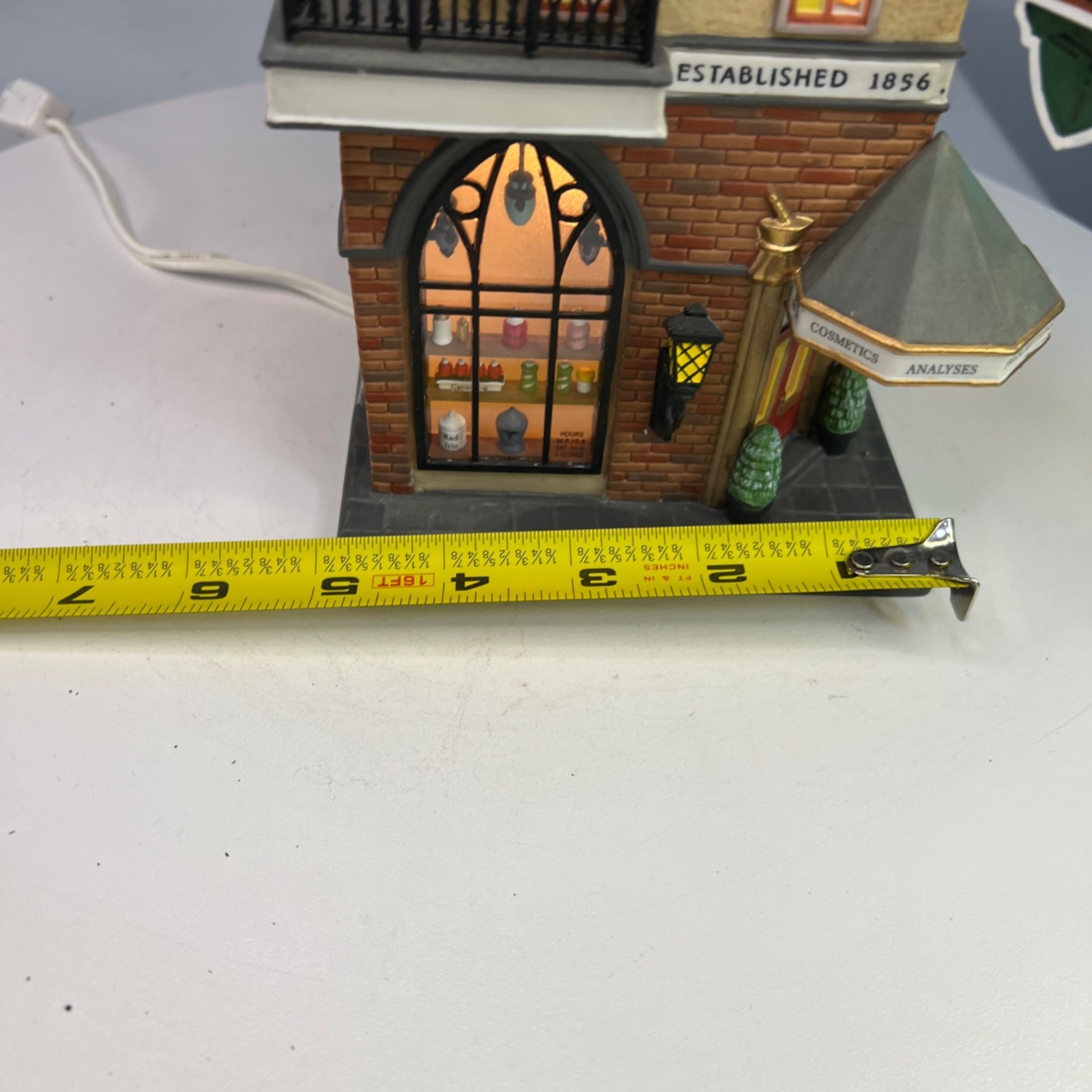 Dept 56 Foster Pharmacy Christmas in the City Lighted Building – 2000 (NO Box)
