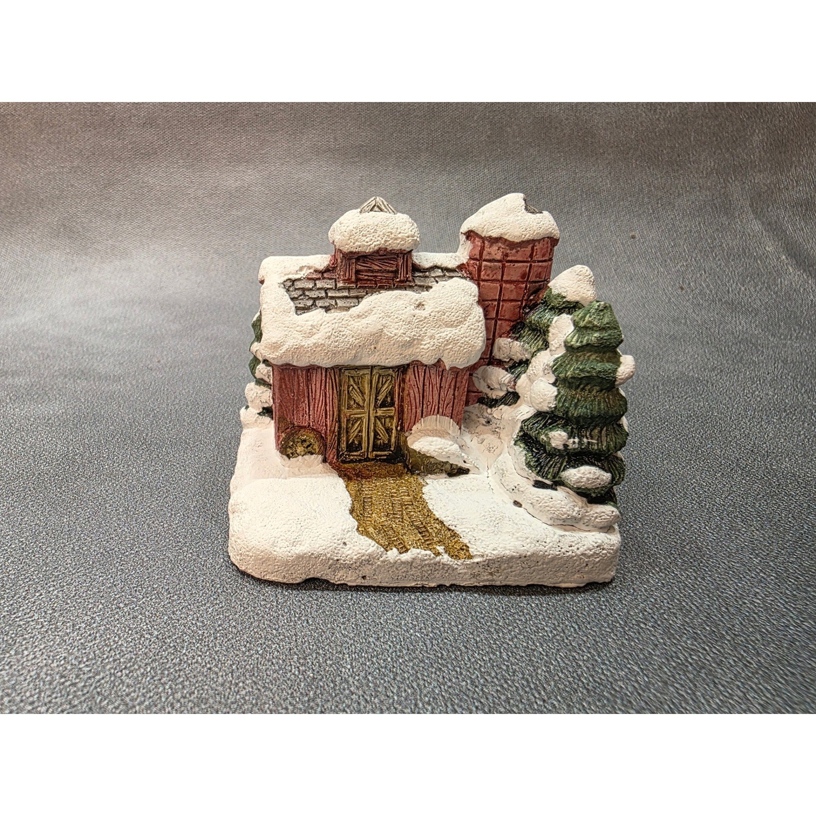 Vintage 1989 RSVP American Rustic Barn w/ Silo Christmas Cottage ARCC-3 Figurine