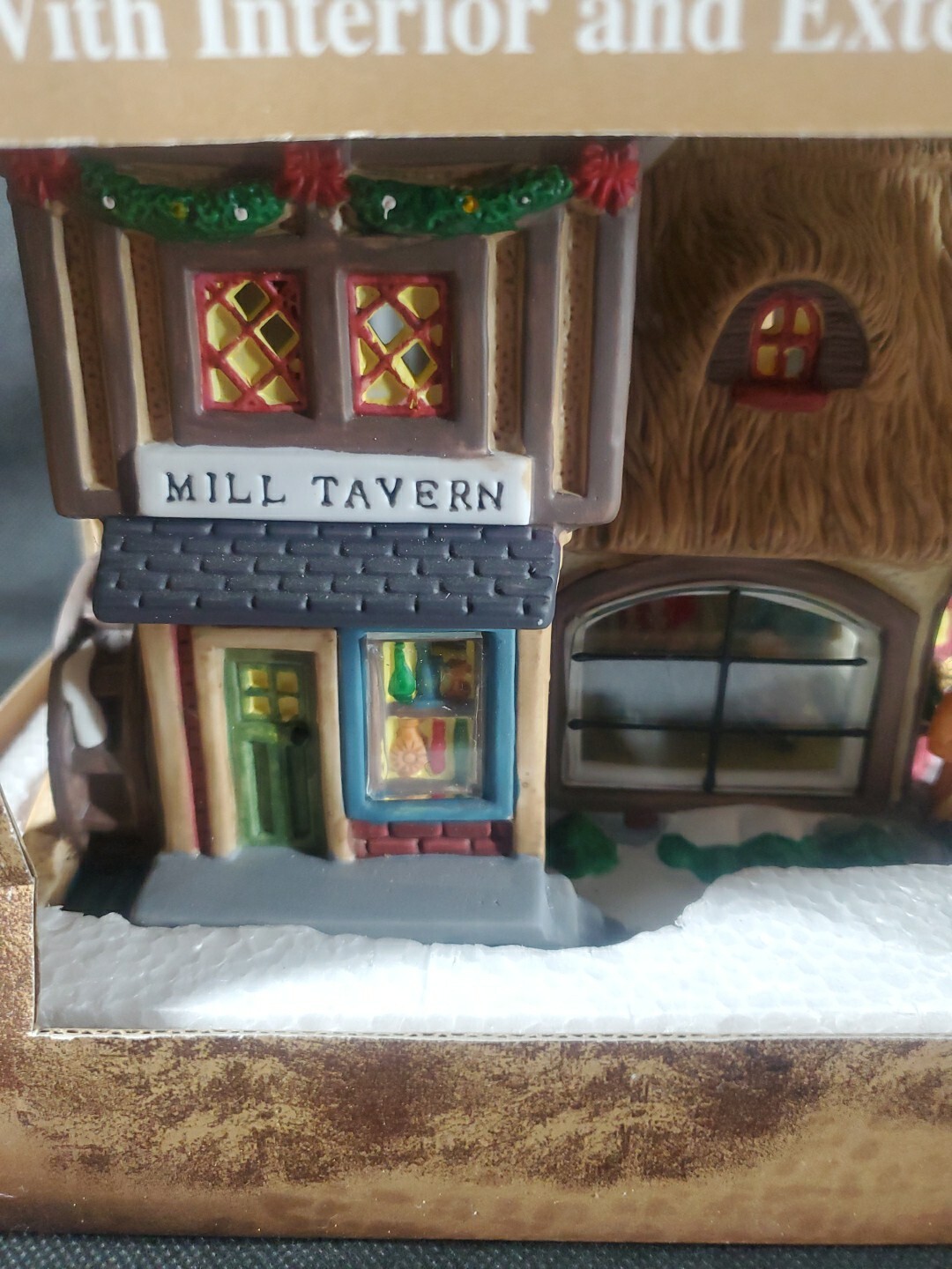 Lemax Enchanted Forest Glass Window House Mill Tavern New In Box See Photos ***