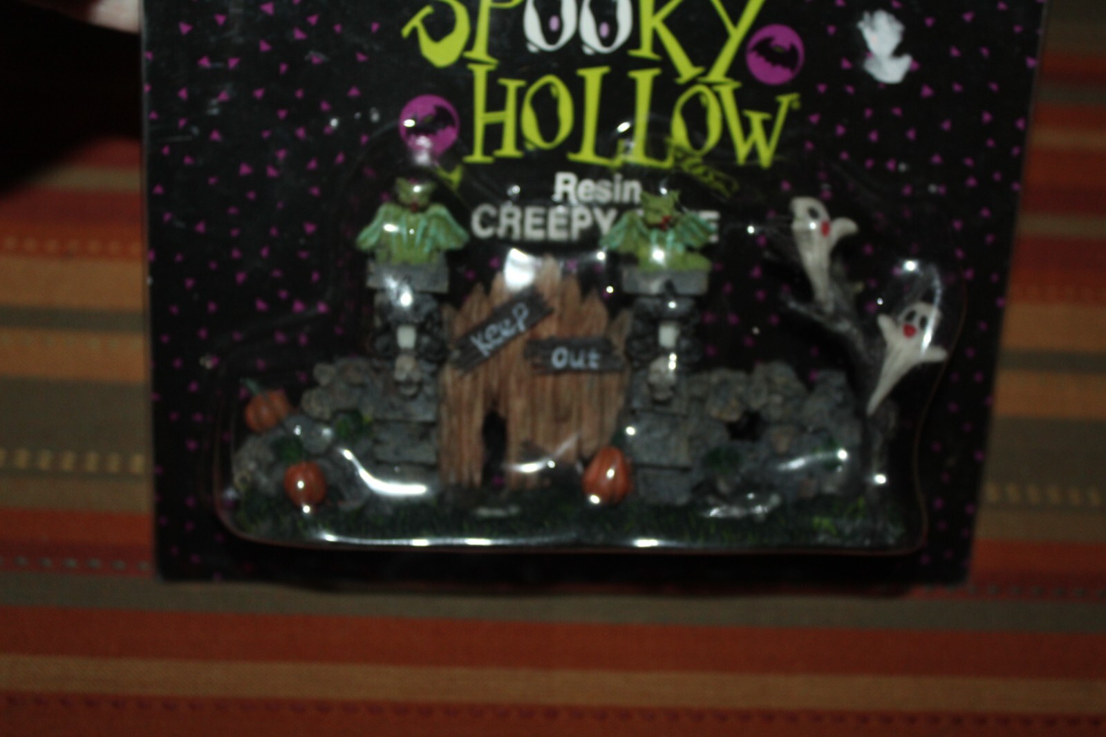 New Halloween Village Accessory Lot Fences Spooky Hollow – YS4 =