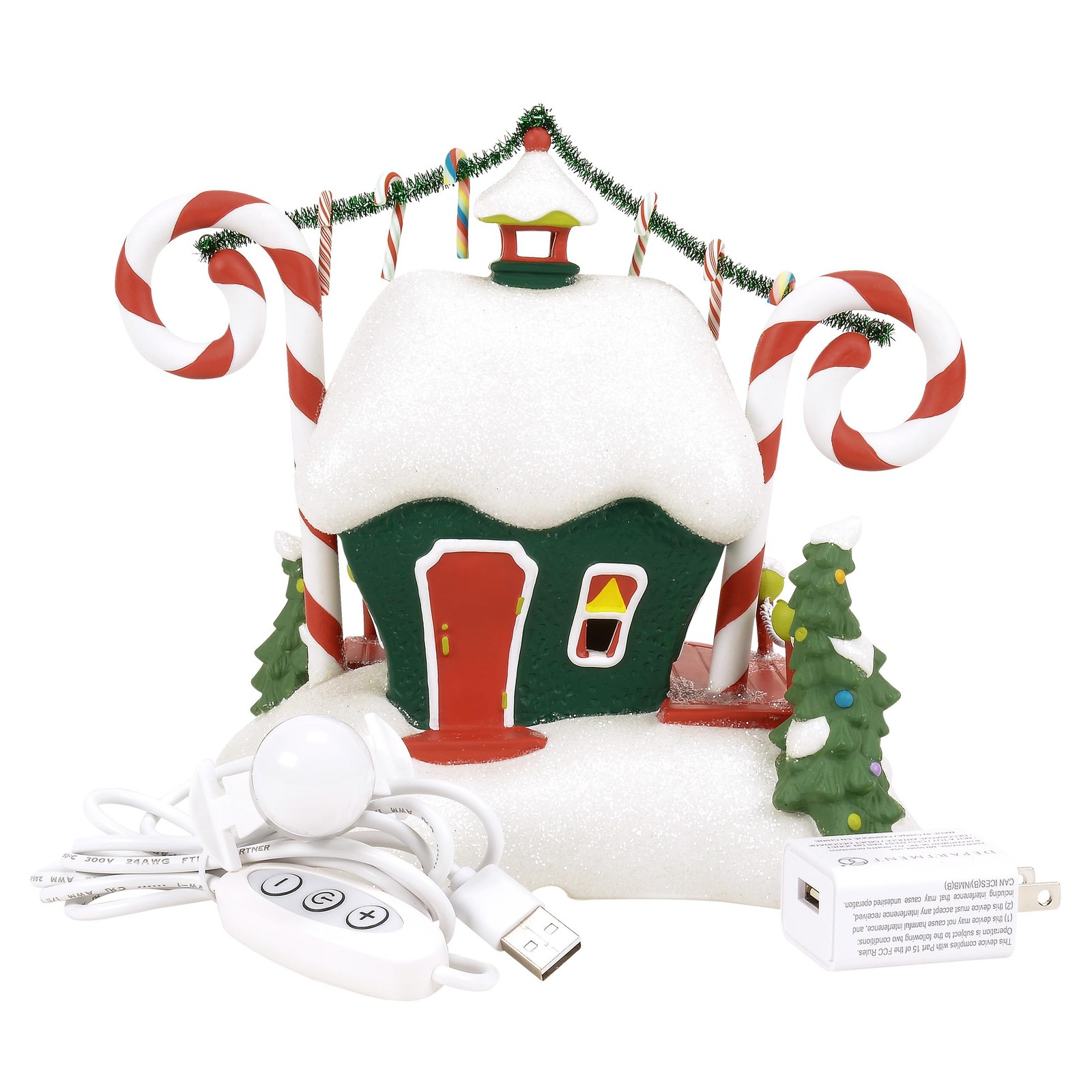 Department 56 Dr. Seuss Grinch Village Who-Ville Candy Cane Twisters 6018381