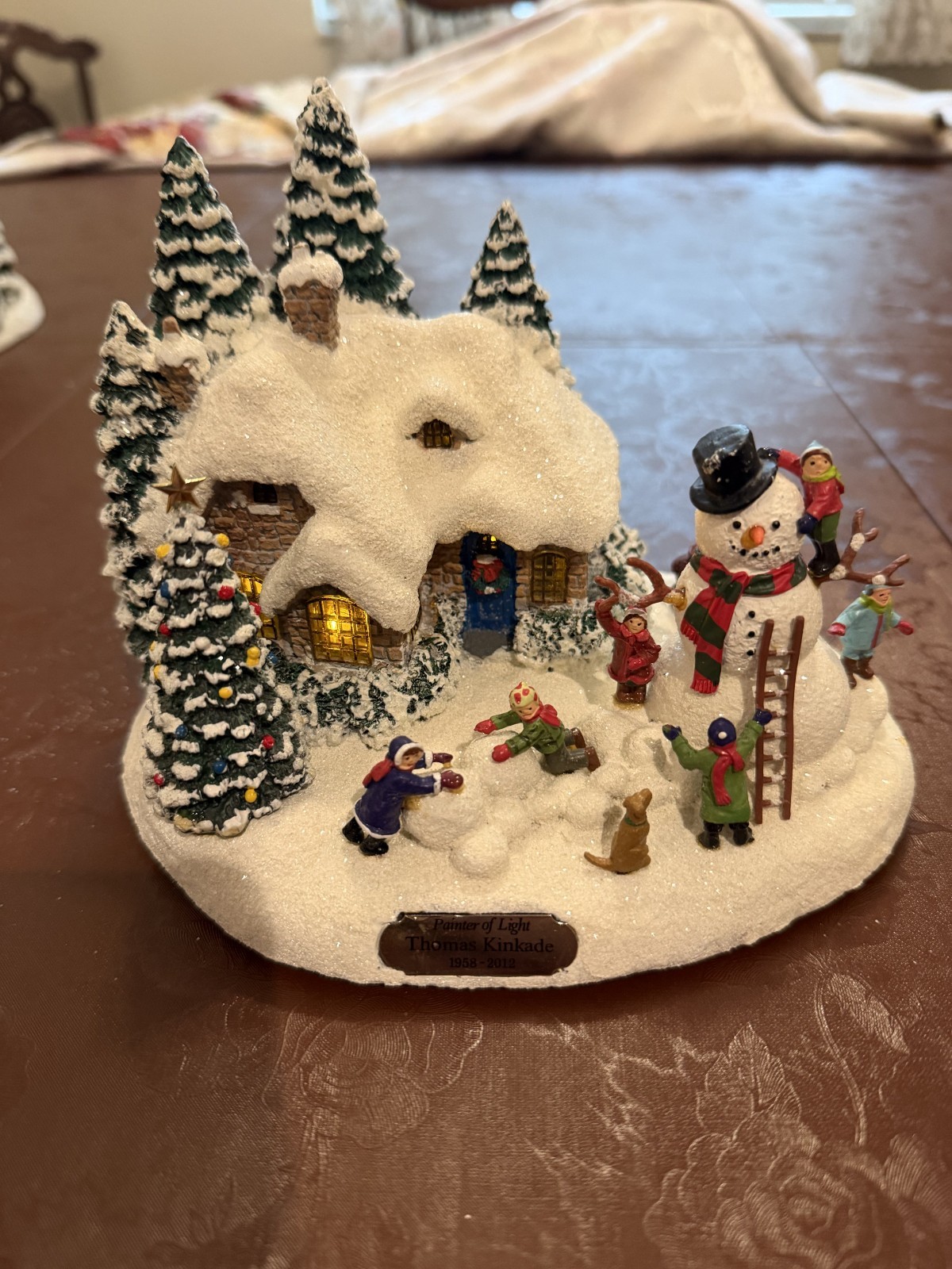 THOMAS KINKADE EVERETT’S COTTAGE *** 1998 TELEFLORA CHRISTMAS *** MINT!
