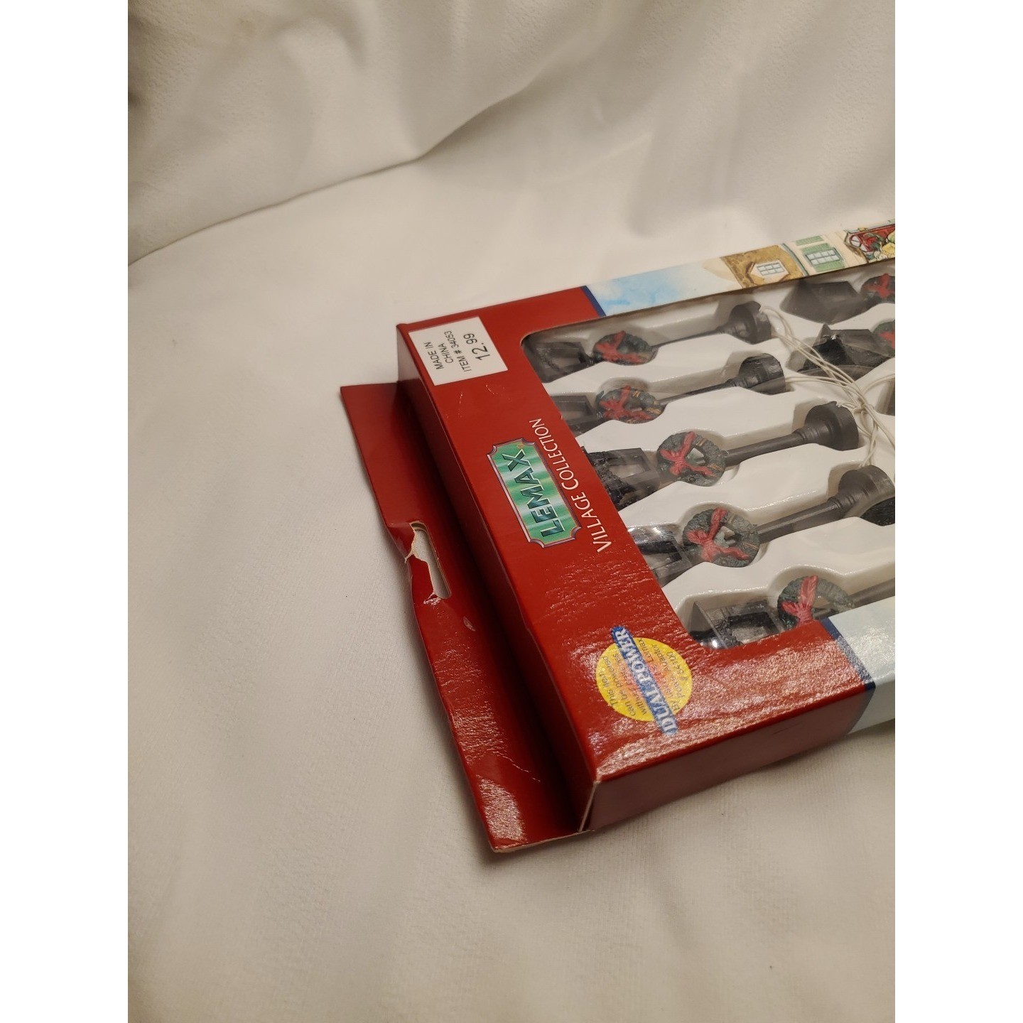 Vntg. 1993 Lemax Village Collection- Street Lamps (Set Of 10) NIB (Item#34053)