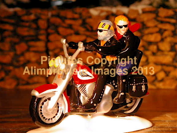Red TWO FOR THE ROAD! VROOM! Original Snow Village Department 56 NEW 54939