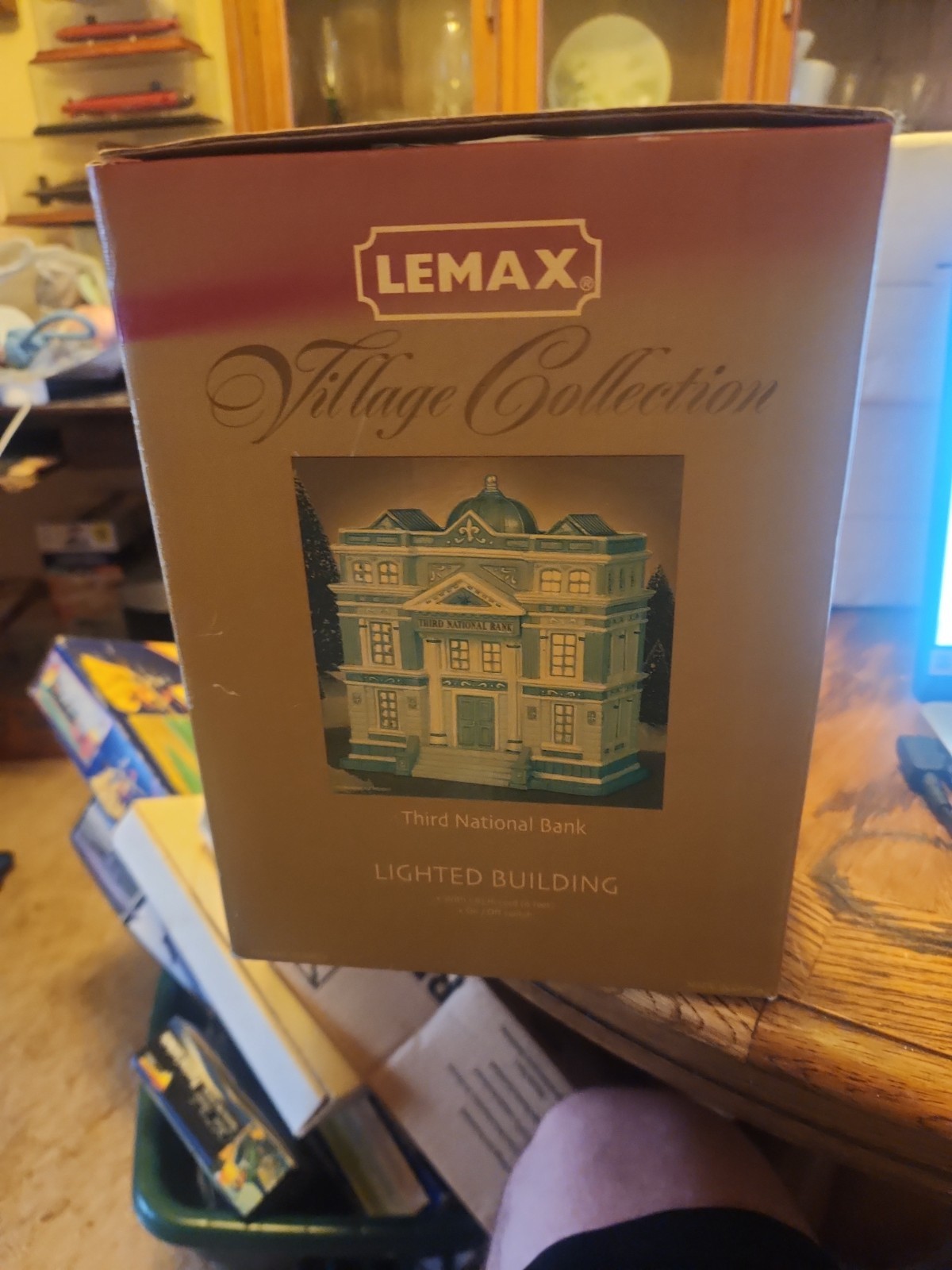Lemax Third National Bank Lighted Christmas Village Building