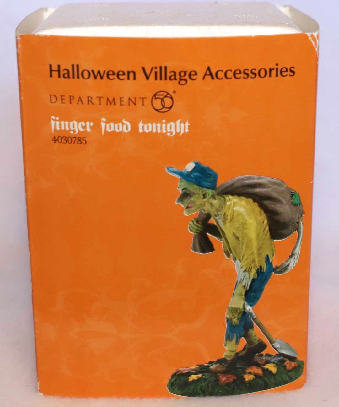 DEPT 56 FINGER FOOD TONIGHT 4030785 HALLOWEEN SNOW VILLAGE