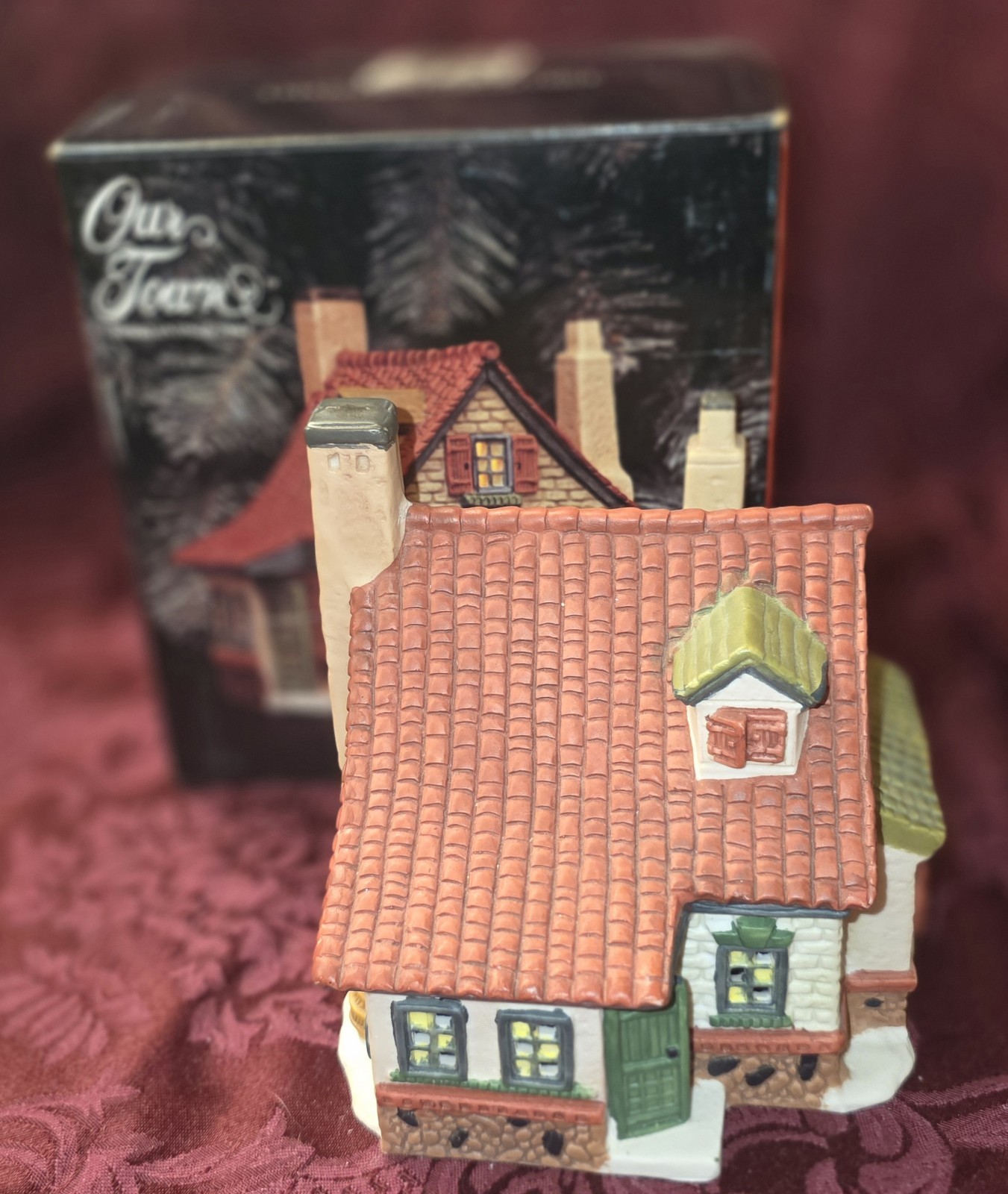 Our Town Piece Collectible First Edition The Williams House Original Box 7″ Tall