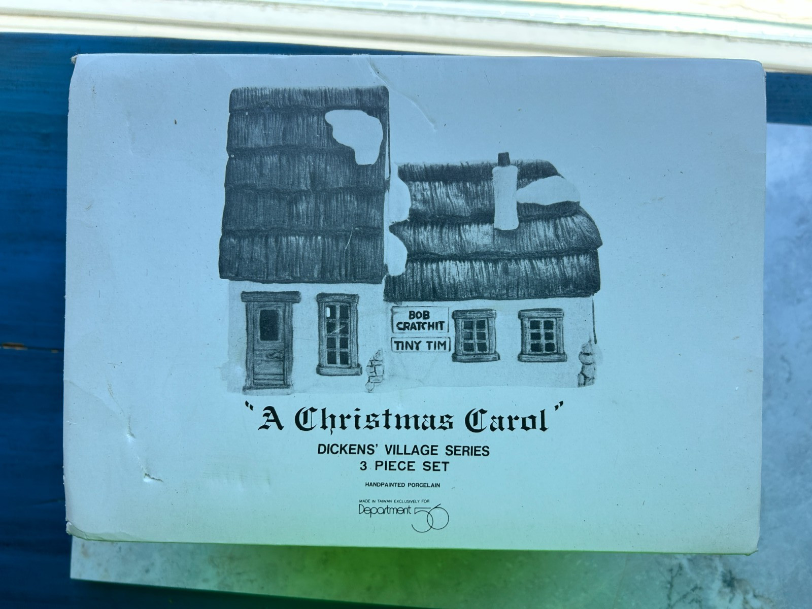 Dept. 56 “A Christmas Carol” Cottage of Bob Cratchit &Tiny Tim Village Series