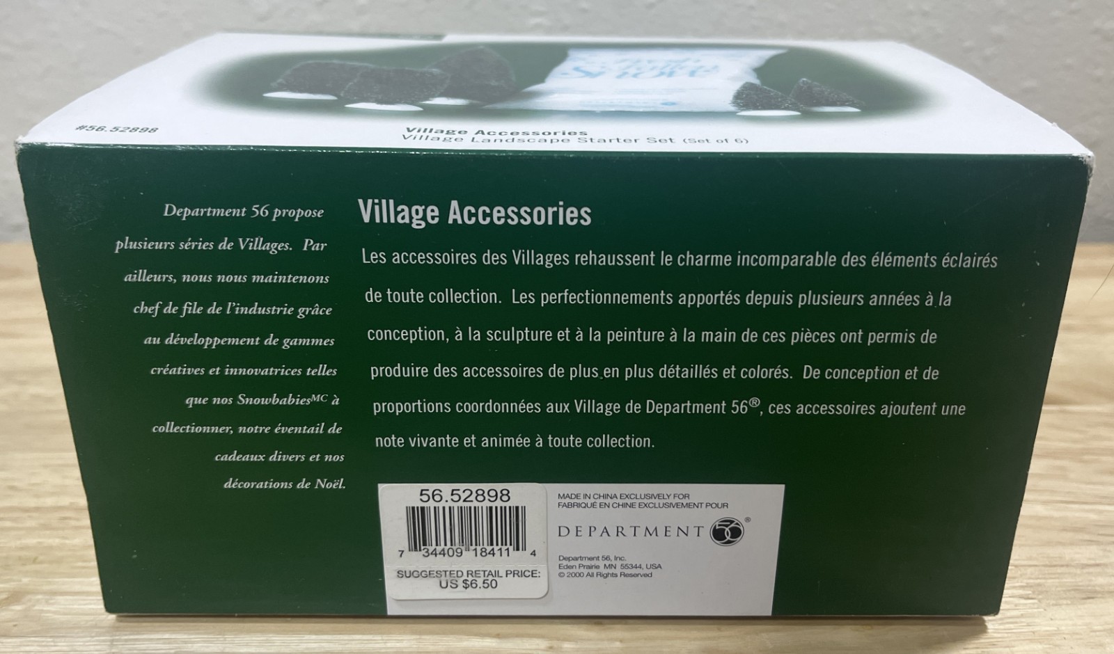 Department 56 – Village Accessories Trees Snow Landscape Starter Set – 56.52898