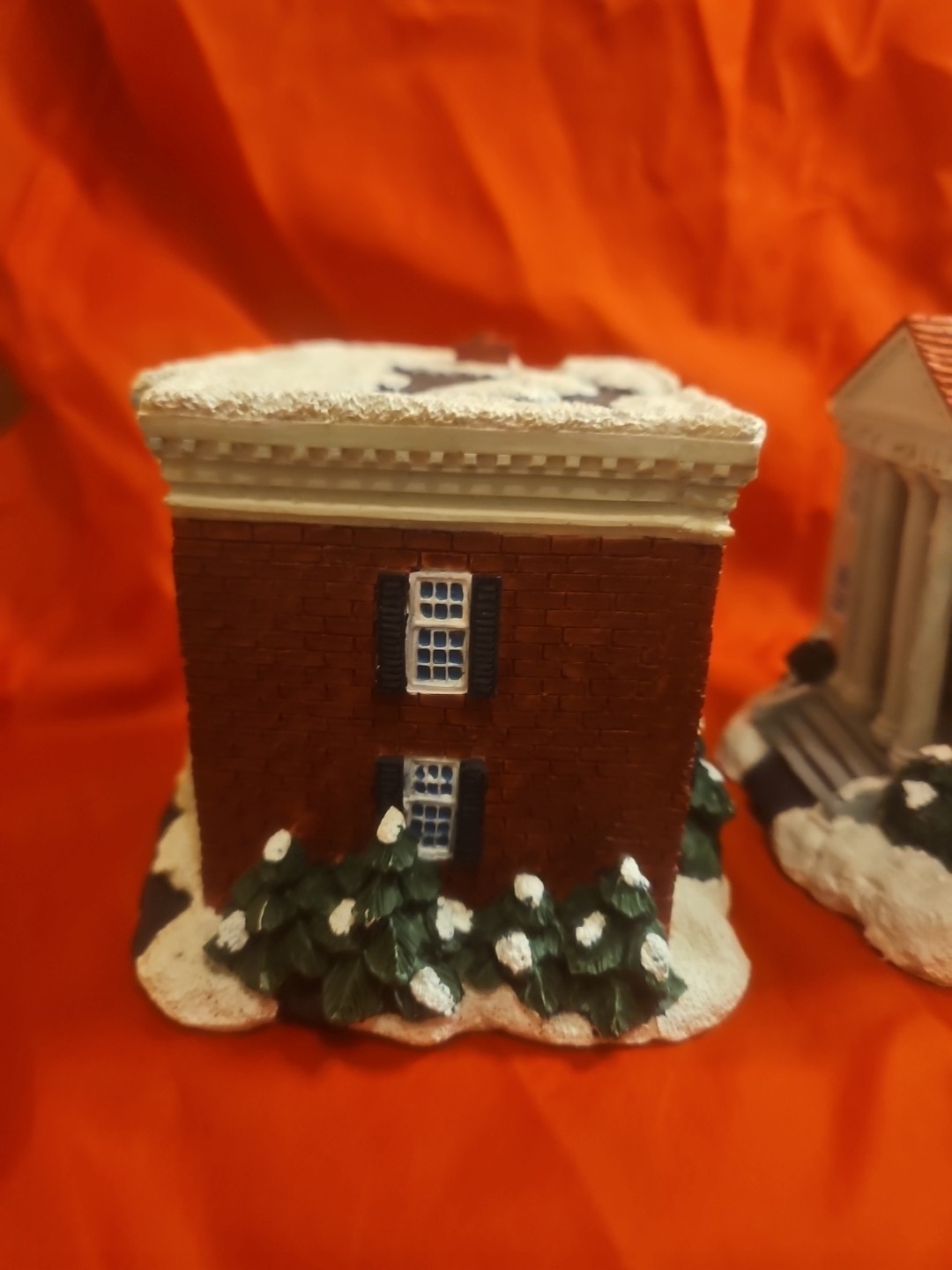 2 Christmas Village Building- One City Hall. Yemi On Bottom