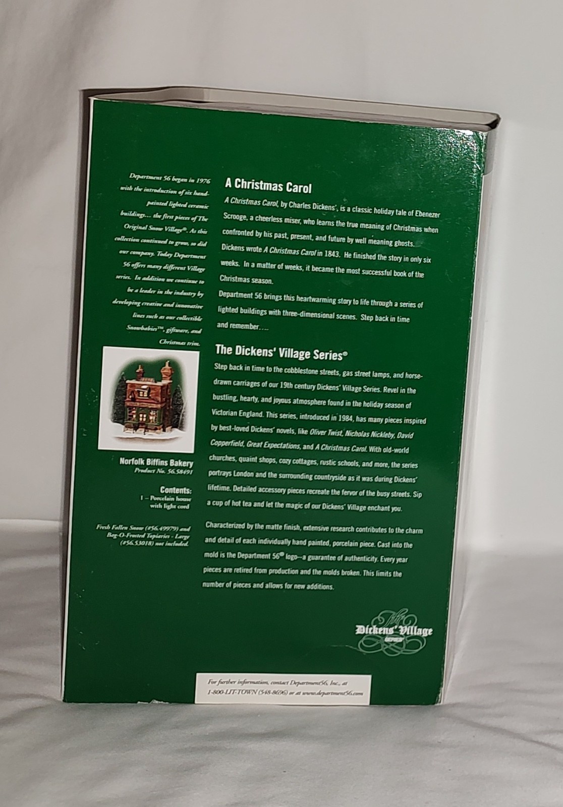 D56 DV A Christmas Carol ‘Norfolk Biffins Bakery’ 58491 2002-2004