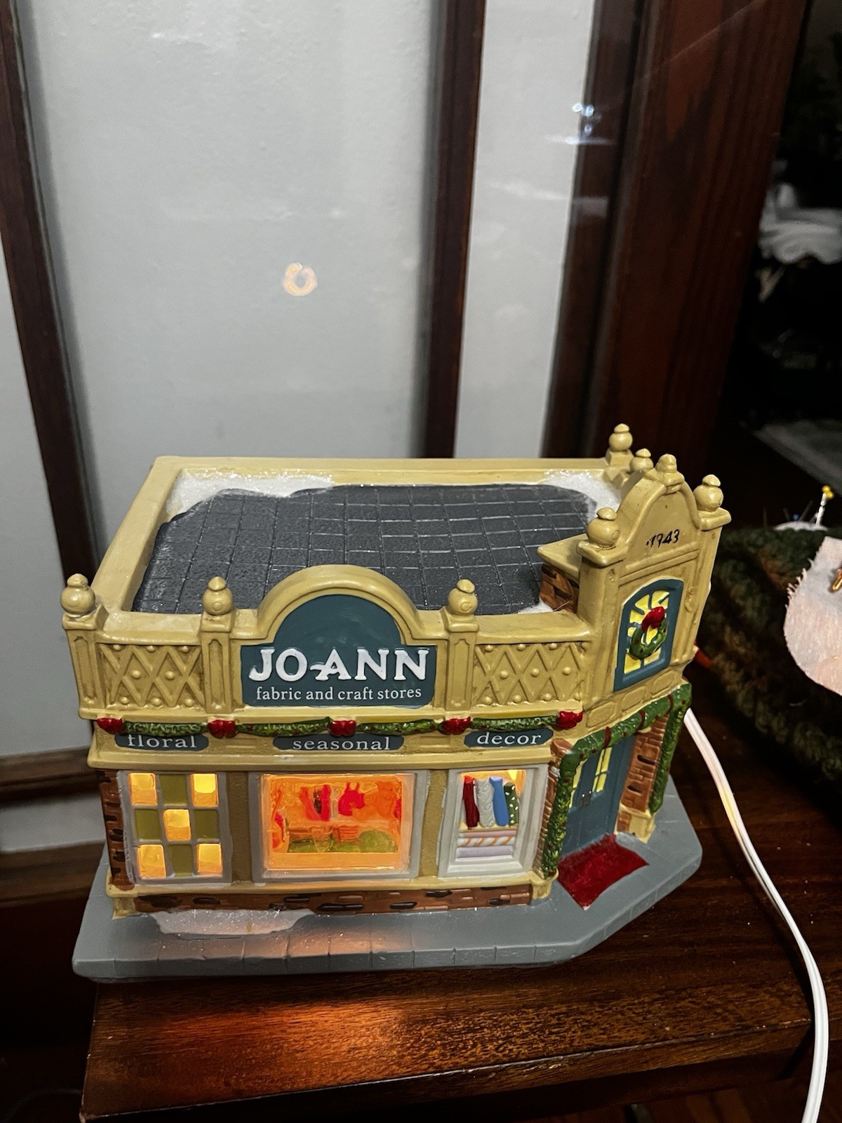 Jo-Ann Fabric And Craft Store Holiday Inspirations Christmas Village House