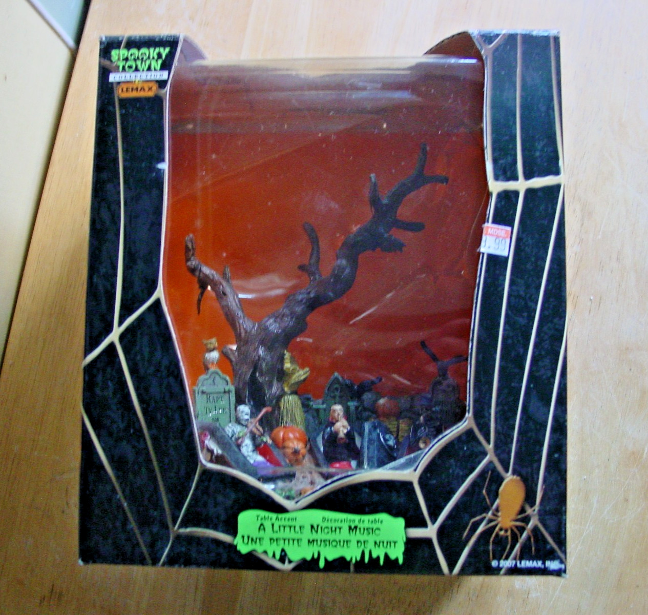 2007 Lemax Spooky Town A LITTLE NIGHT MUSIC Halloween Village Diorama Figurine