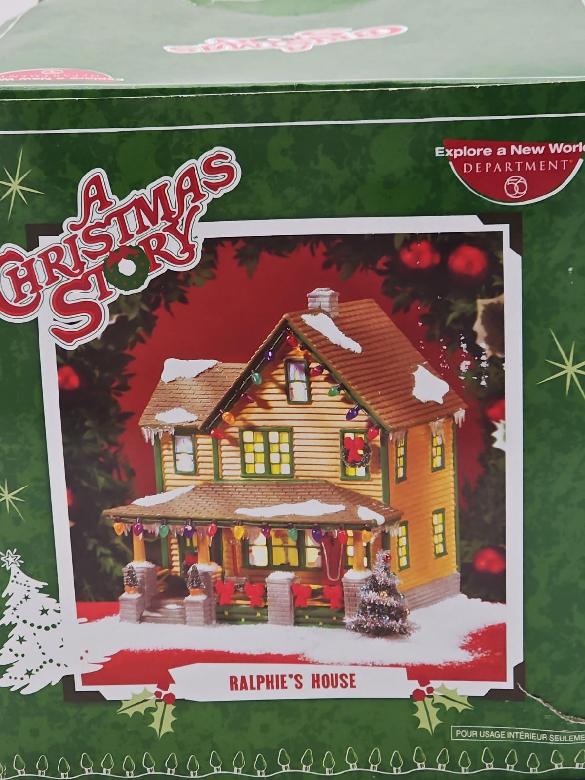 Department 56 A Christmas Story Ralphie’s Lighted House – Multicolor (4029245)