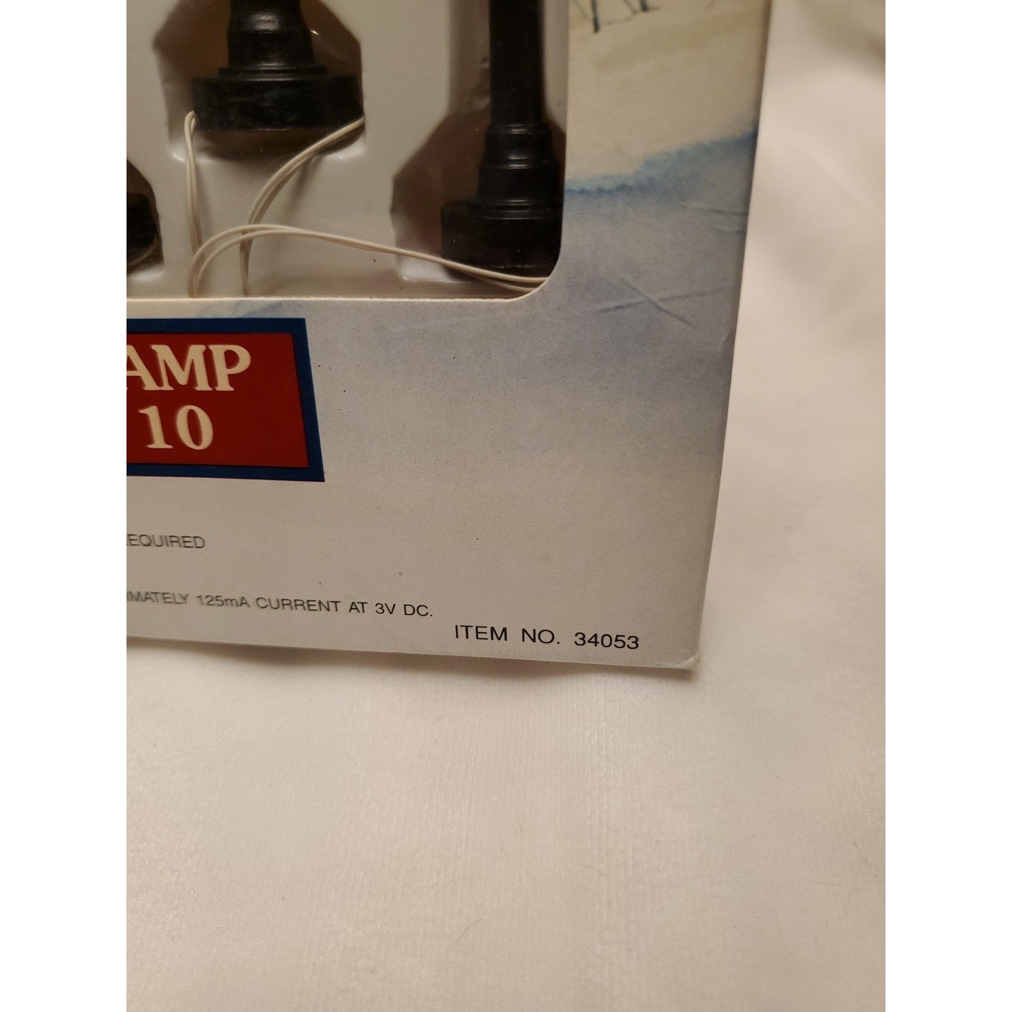 Vntg. 1993 Lemax Village Collection- Street Lamps (Set Of 10) NIB (Item#34053)