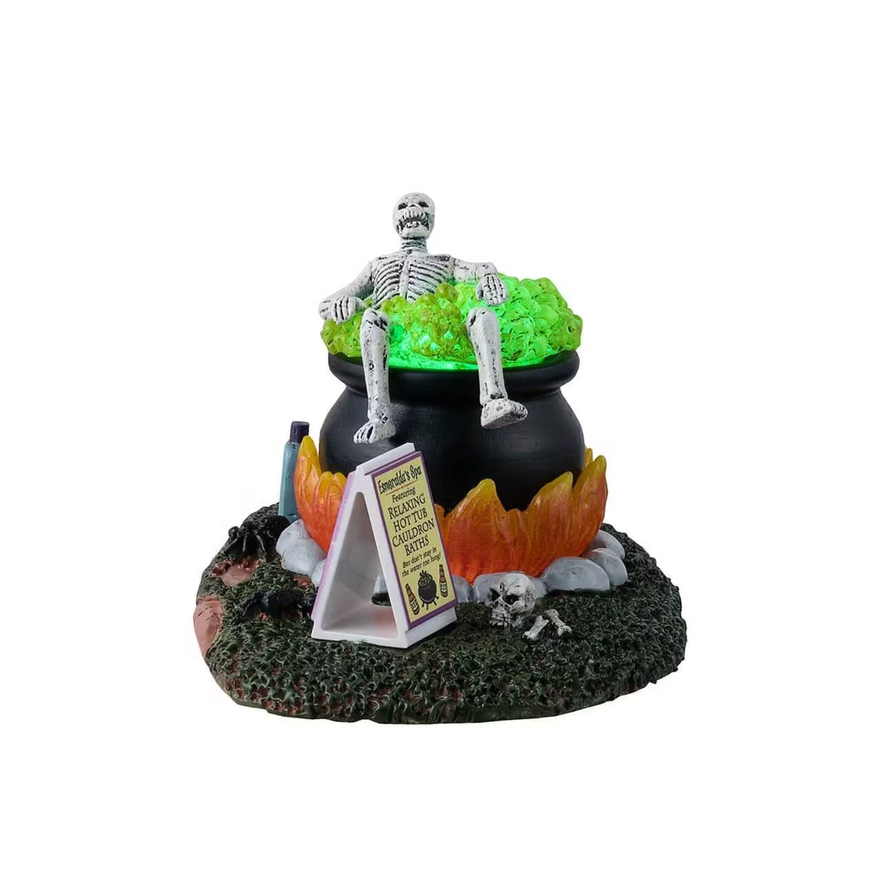 Lemax Spooky Town Halloween Village Accessory Nothing Like A Hot Bath 44302