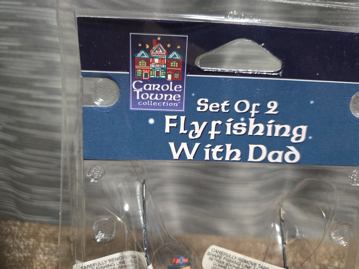 Two(2) LEMAX CAROLE TOWNE Collection- Papa’s Lesson & Fly Fishing With Dad