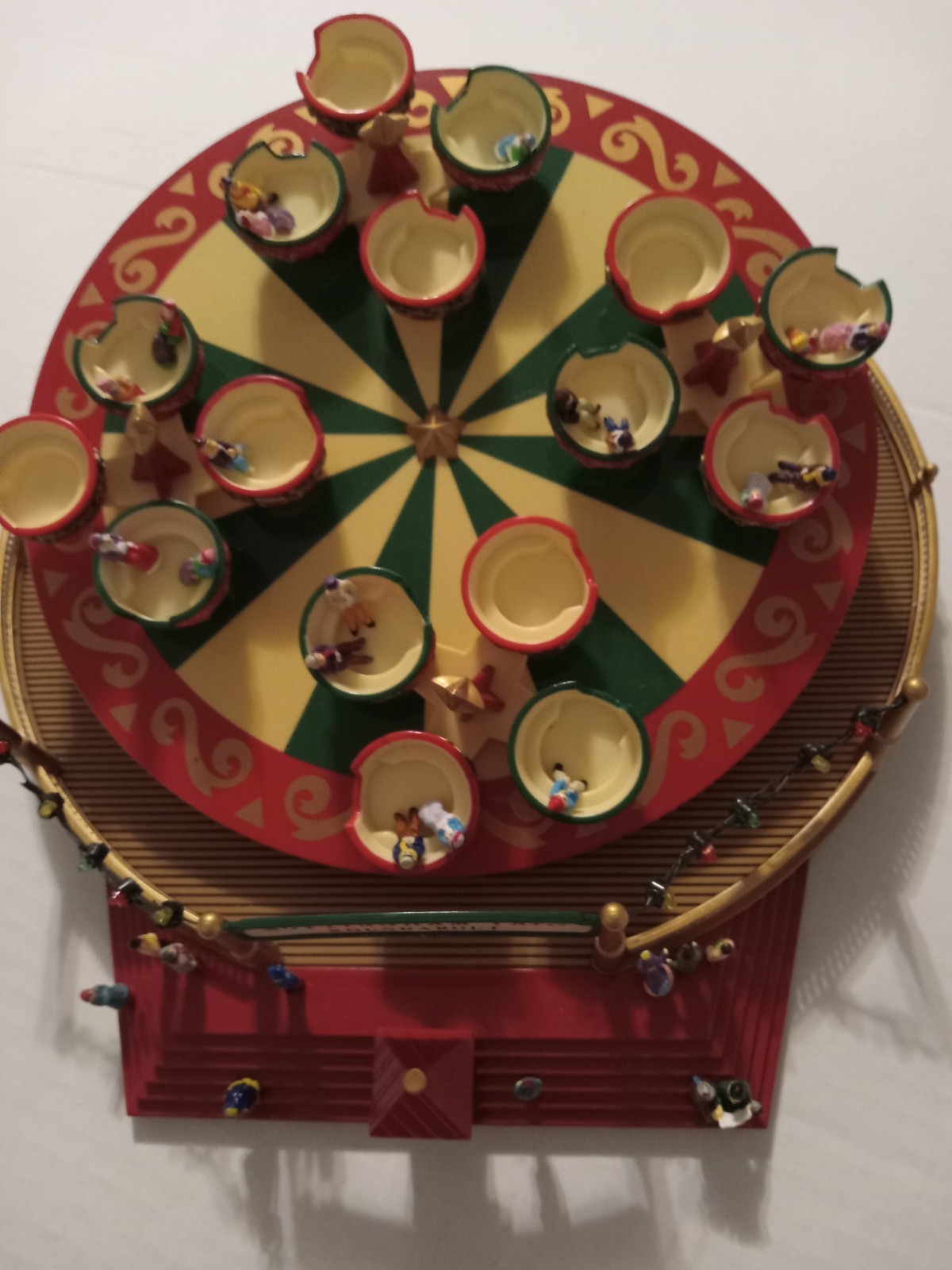 Mr Christmas Spinning Tea Cups Nottingham Fair Animated / Musical Tested Works v