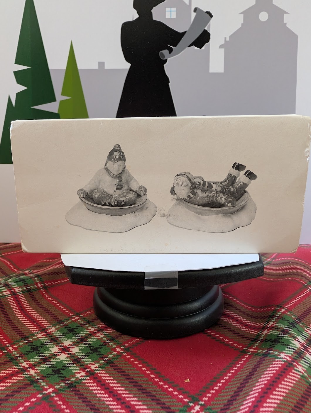 Dept 56 Snow Village- Round and Round We Go set of 2