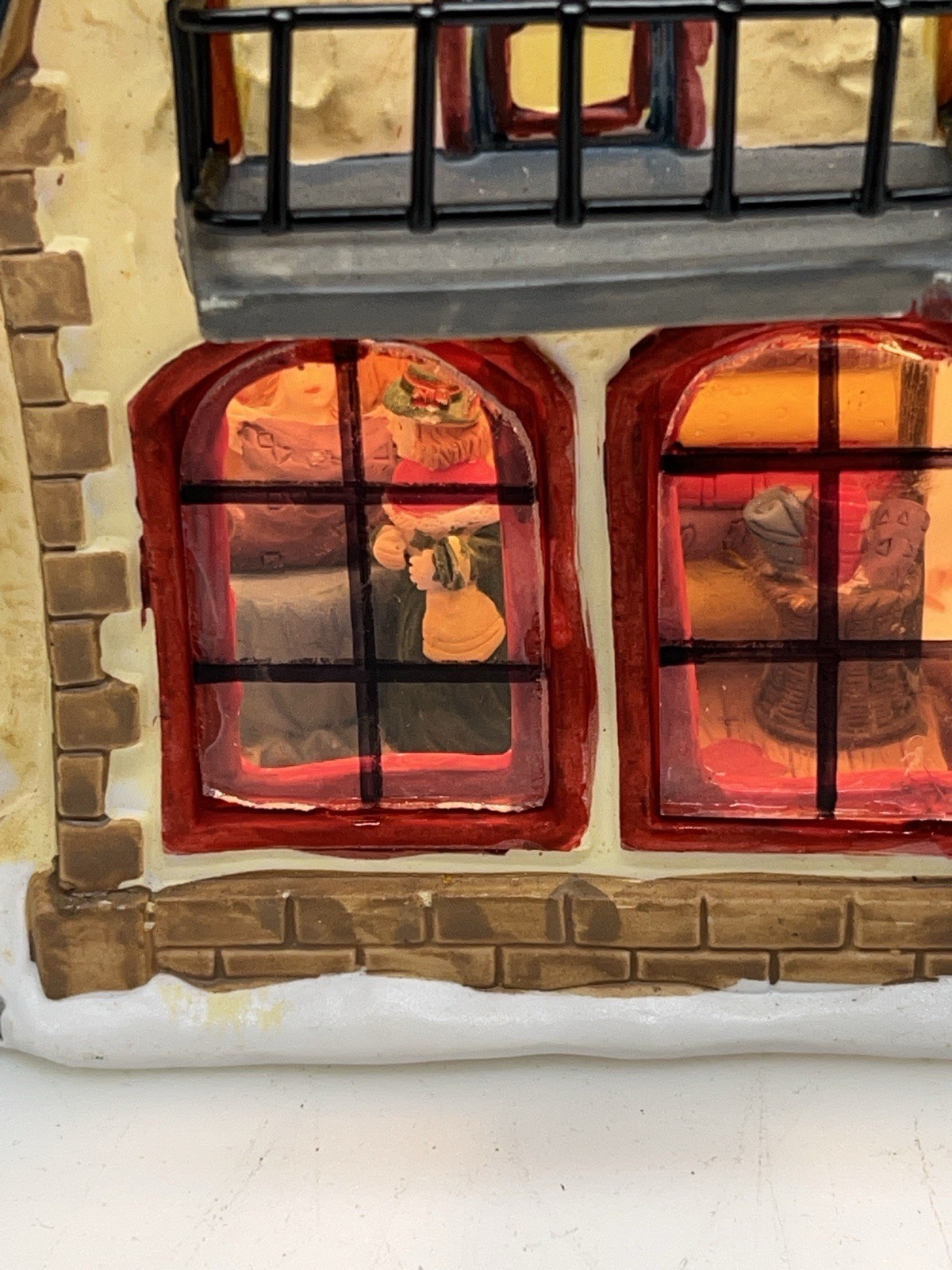 Christmas Delights Fabric Outlet Hand Painted Porcelain Lighted House