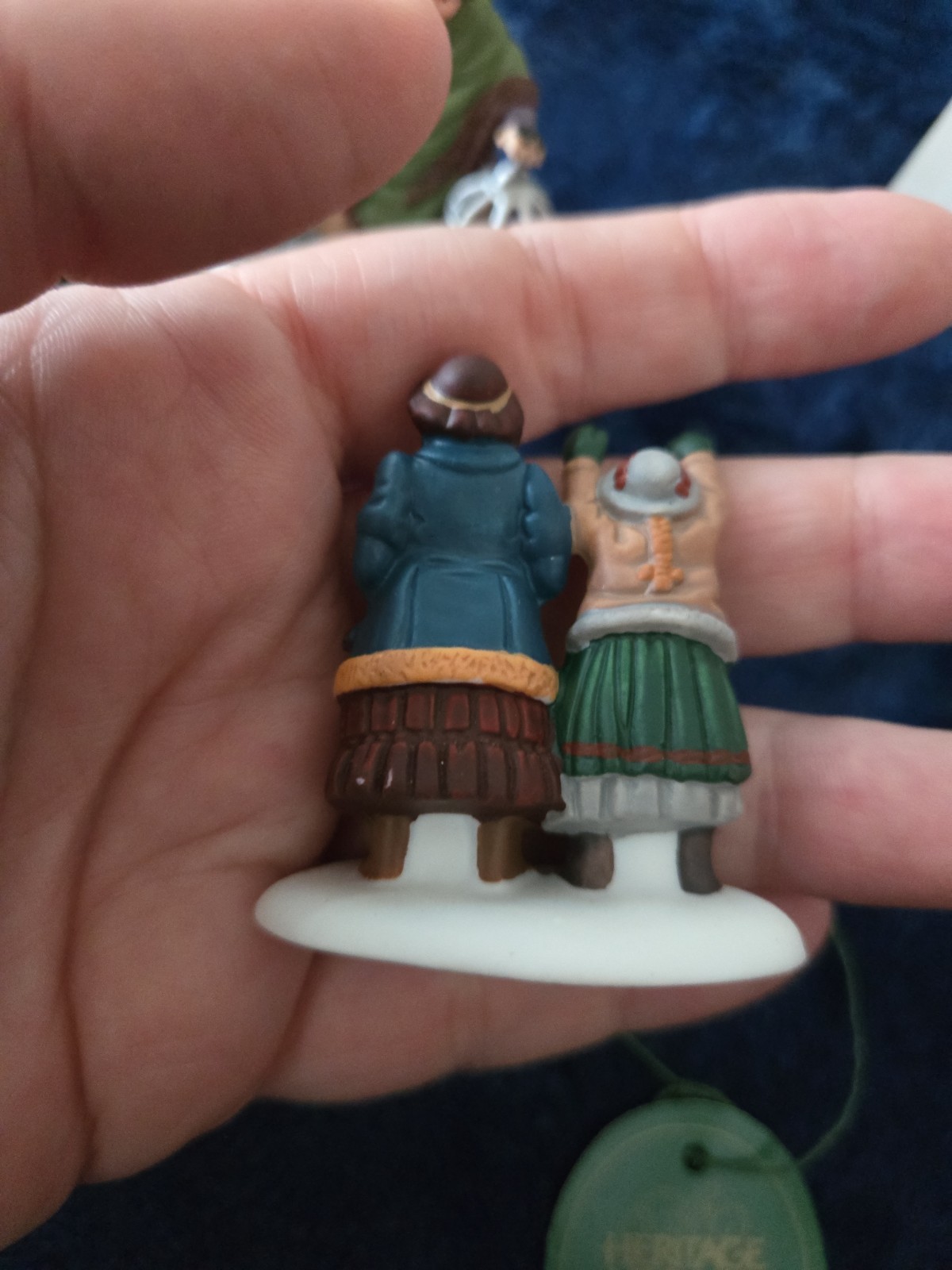 Department 56 Heritage Village The Bird Seller Set Of 3 5803-3 W/box EUC