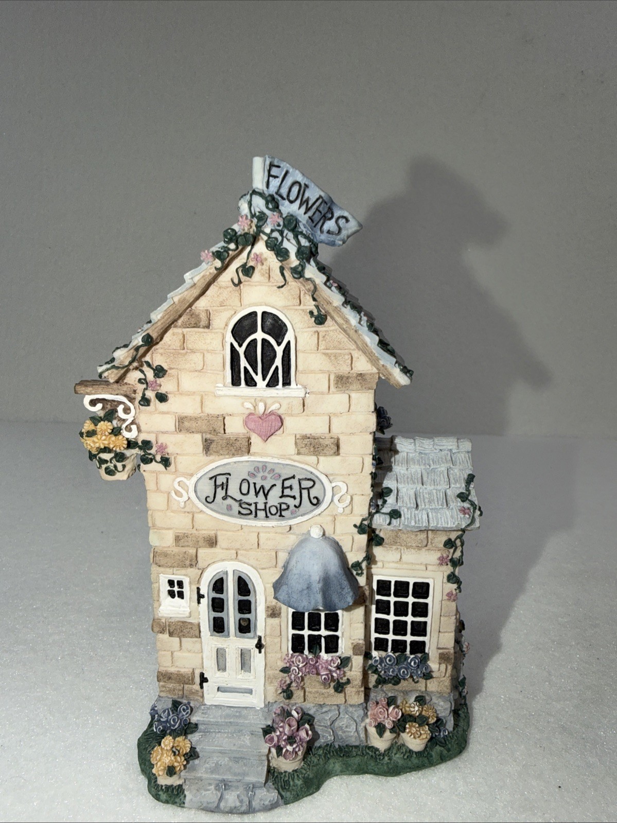 Ivy & Innocence Greene’s Flower Shop Collectible Resin Village House 1997