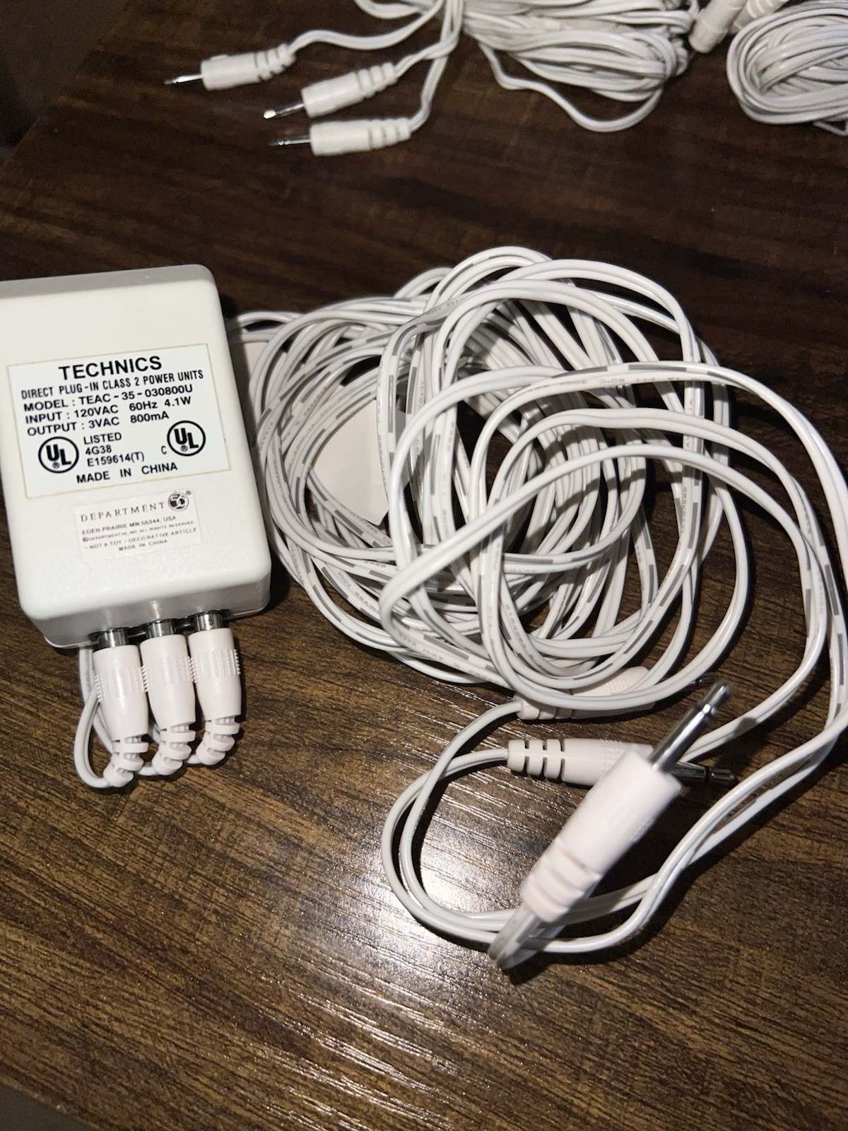 Dept 56 Light Accessory AC/DC Power Adapter 55026 2.5V Power Supply lot of 3 + 2