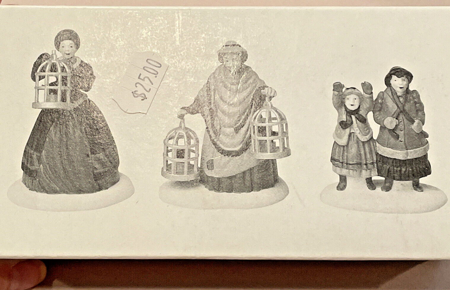 The Bird Seller Department 56 #5803-3 Heritage Village Collection Acc Vintage