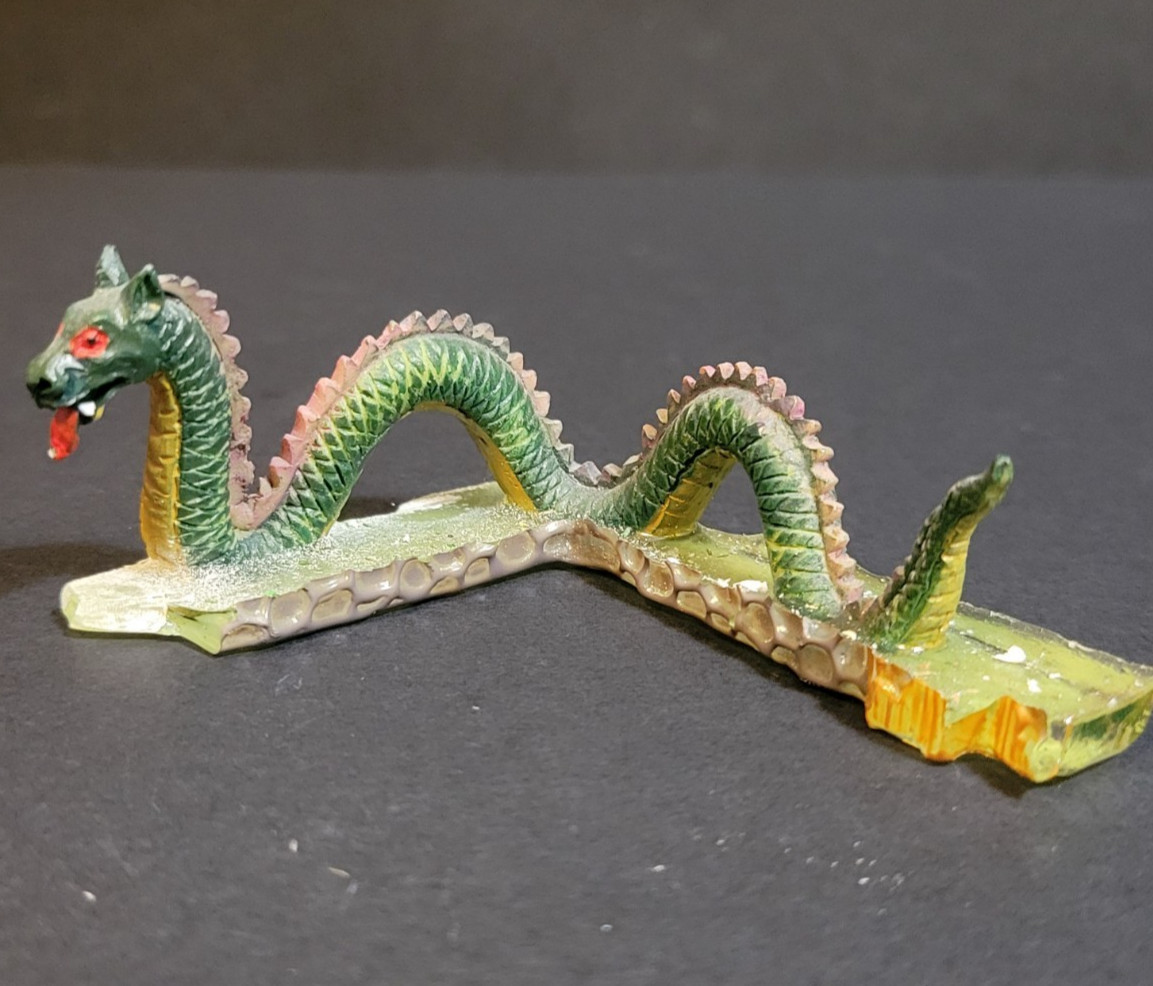 Lemax Spooky Town Halloween Village Part Of Castle On Spooky Hill Dragon Serpent