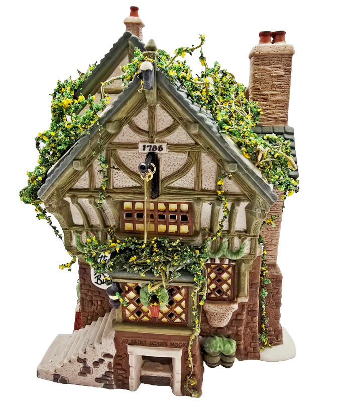 Dept 56 Dickens’ Village #57517 “The Pied Bull Inn” 2nd Edition – EUC
