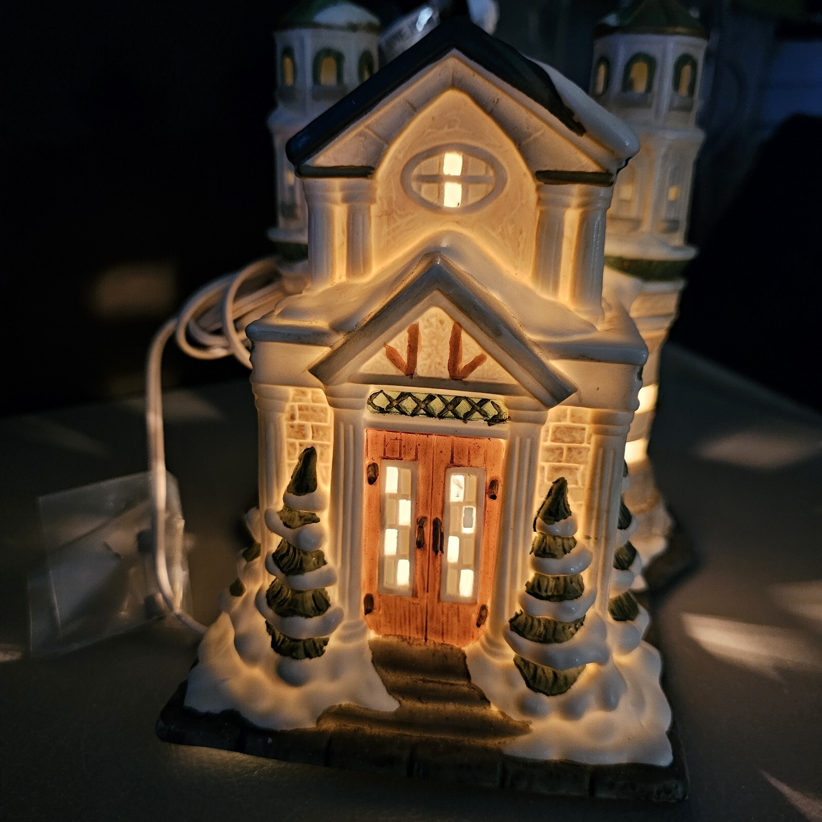 Vintage Village~ 🎄Christmas On Main Street~ City Hall ~ LIGHTS UP ~ Beautiful