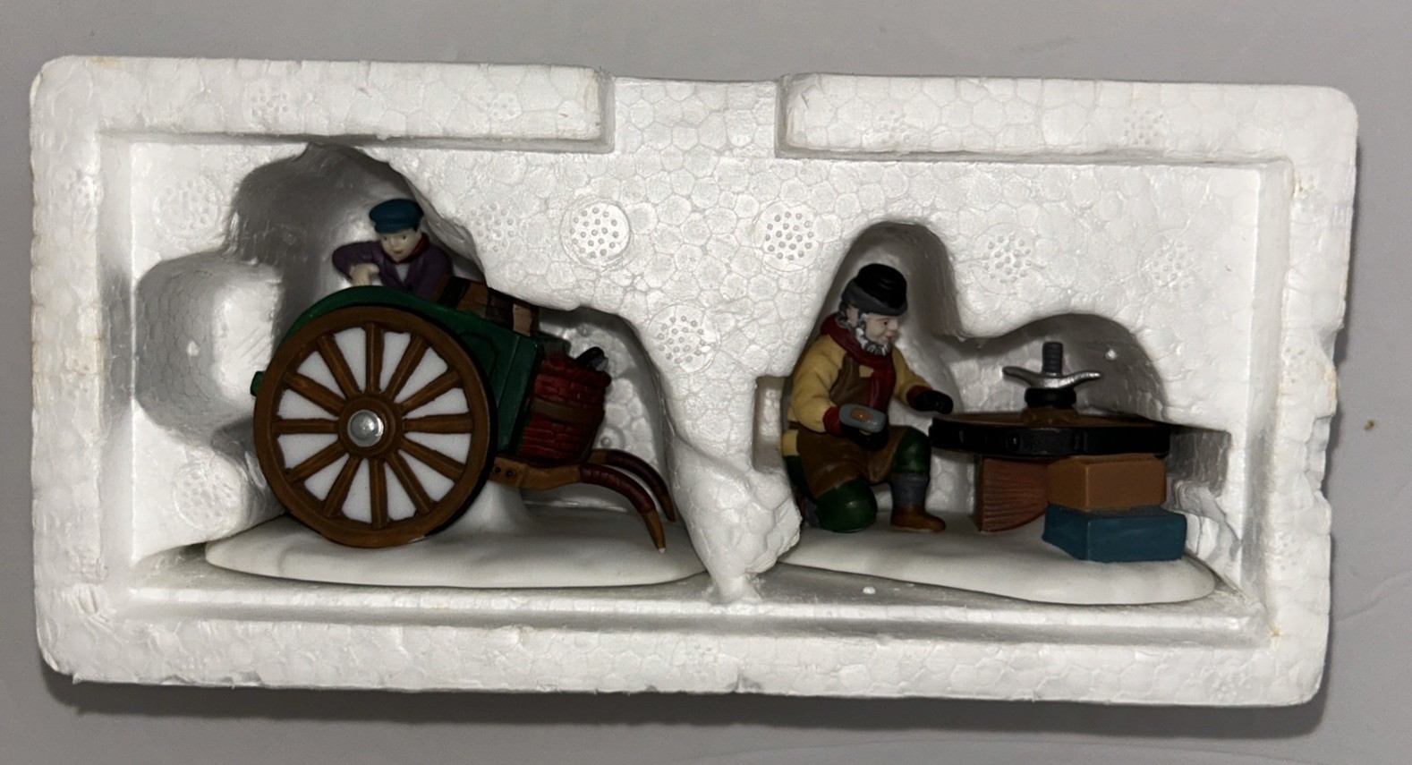 Dept 56 Dickens Village Accessory “C. Bradford Wheelwright & Son” #58181 Retired