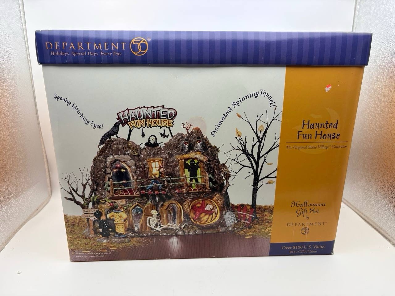 Dept 56 Retired Haunted Fun House Original Snow Village Halloween (#56.55094)