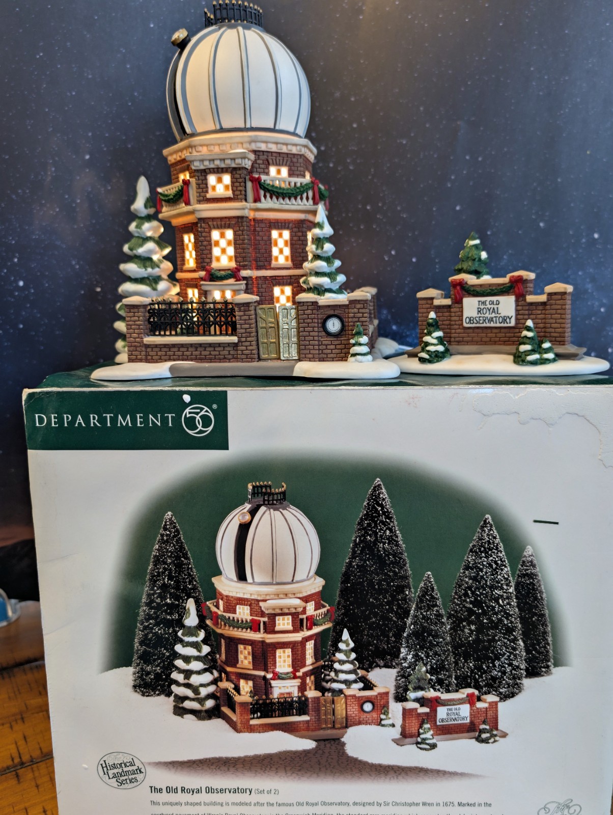 Dept 56 Dickens Village “THE OLD ROYAL OBSERVATORY” NIB W/L #58453