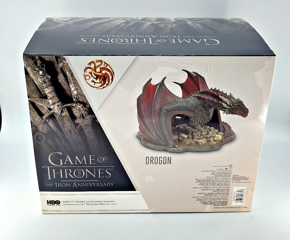 Dept 56 Game of Thrones Drogon Dragon Figurine #6009721 enesco Unopened New