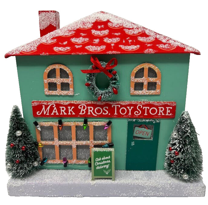 Hallmark Channel Christmas Mark Bros Toy Store Putz Vintage Style House