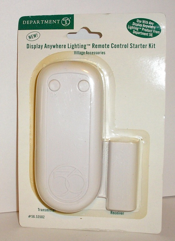 DEPARTMENT 56 DISPLAY ANYWHERE LIGHTING REMOTE CONTROL STARTER SET